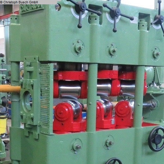 gebrauchte Rohrbearbeitung / Rohrherstellung 6-Walzen Rohrrichtmaschine CARTACCI	 